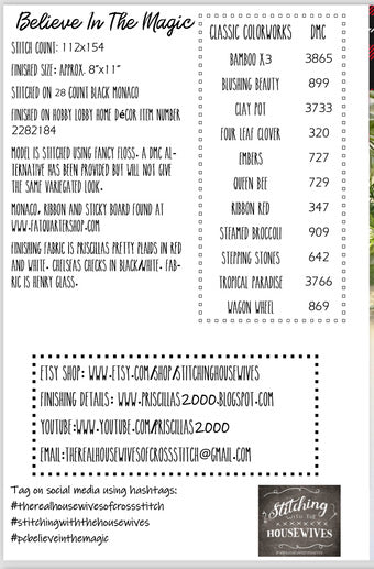 Believe in the Magic by Stitching with the Housewives