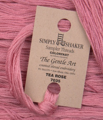 tea rose - 7035 - Gentle Arts Threads