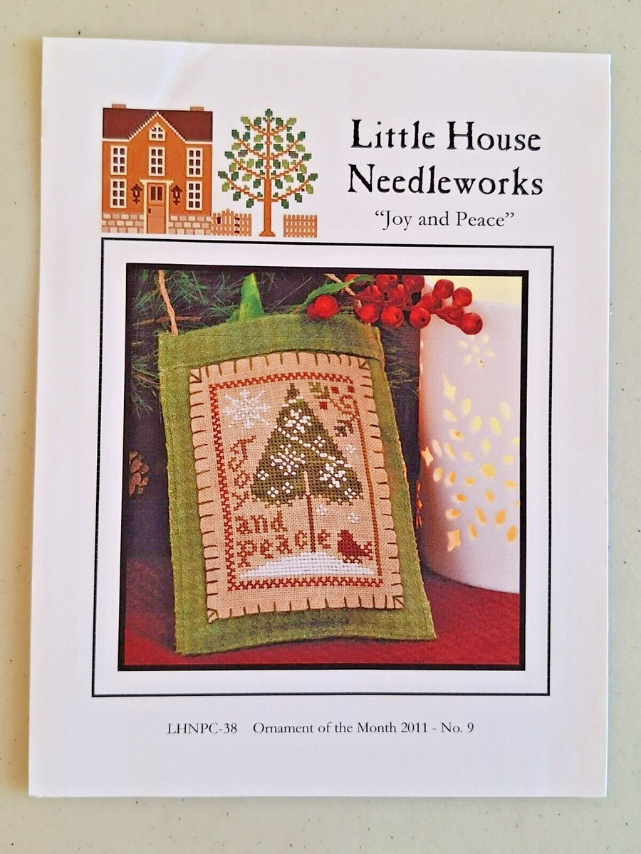 Joy and Peace Ornament of the Month 2011- No. 9. Little House Needleworks