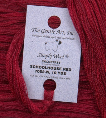 Schoolhouse Red - 7052 - Gentle Arts Threads