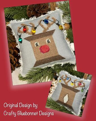 Rudolph Spool - Crafty Bluebonnet Designs