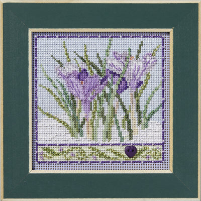 Crocuses- Buttons & Beads winter series- MH14-2436- Mill Hill