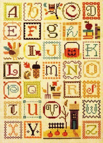 Autumn Alphabet by Lizzie Kate #