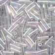 MH 70161 Crystal  small bugle bead