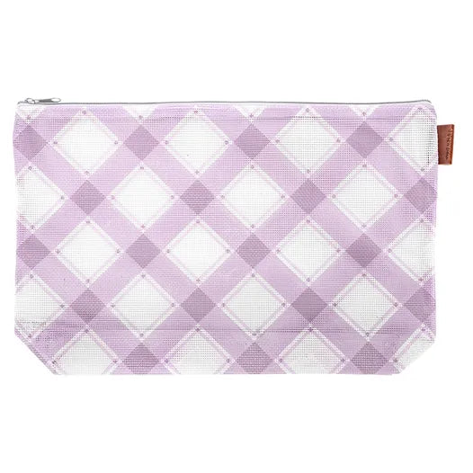 Mad for Plaid Lilac lg project bag