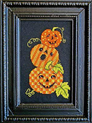 Triple Jack-O-Lanterns - Bobbie G. Designs