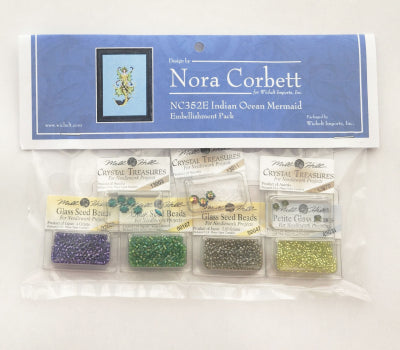 Indian Ocean Mermaid Embellishment Pack, NC362E, Nora Corbett, Seven Seas Mermaids Collection