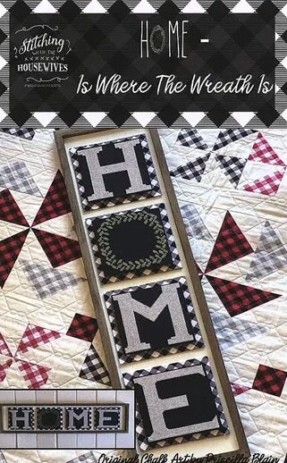 HOME - is Where the Wreath Is by Stitching with the Housewives