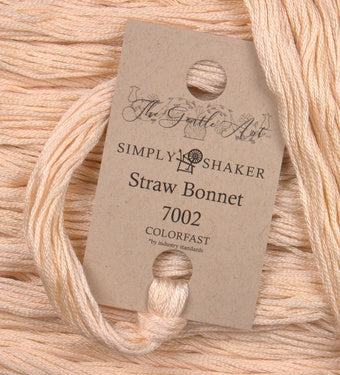 Straw Bonnet -  7002 - Gentle Arts Threads