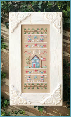 July Sampler - Sampler of the Month Series by Country Cottage Needleworks