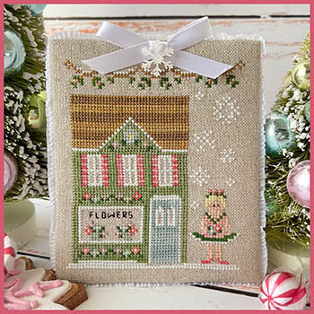 Dew Drop's Flower Shop - Nutcracker Village - Country Cottage Needleworks