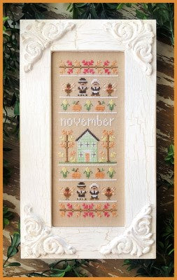 November Sampler - Sampler of the Month Series by Country Cottage Needleworks