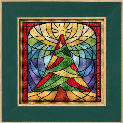 Stained Glass Tree, MH 14-2532Buttons & Beads Winter Series, Mill Hill