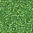 MH 62049 Spring Green frosted seed bead