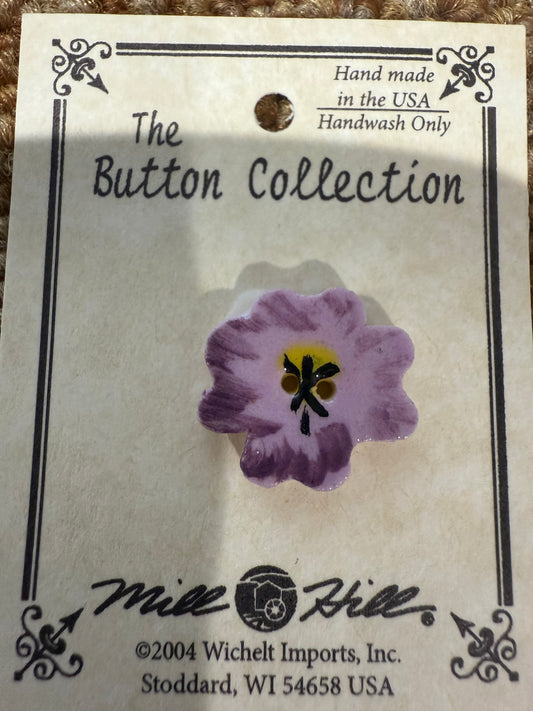 Pansy Mill Hill Button 86048