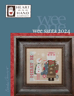 Wee Santa 2024-Heart in Hand Needleart