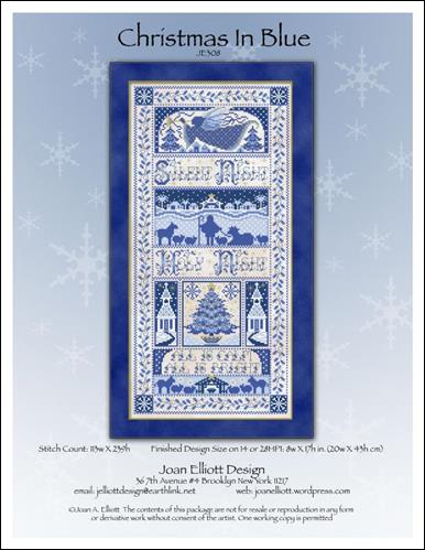 Christmas In Blue - Joan Elliott Design