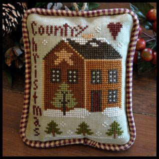 Country Christmas #9 - Ornament of the Month 2012 - Little House Needleworks