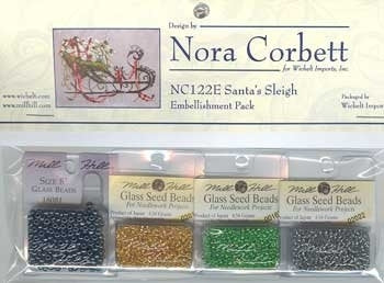 Santa's Sleigh Embellishment Pack - NC122E - Christmas Eve Couriers - Nora Corbett