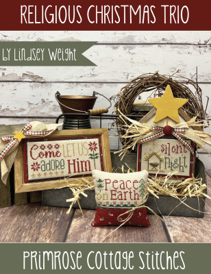 Religious Christmas Trio - Primrose Cottage Stitches