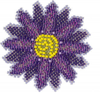 Purple Flower - MH21-2212 - Springtime Beaded Ornaments- Mill Hill