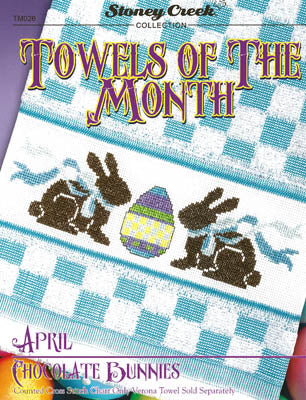 April Chocolate Bunnies - Towel of the Month - Stoney Creek Collection