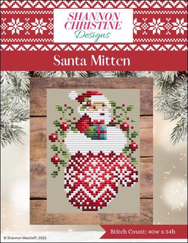 Santa Mitten - Shannon Christine Designs