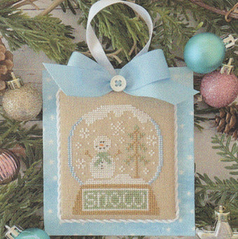 Snow Globe-Country Cottage Ornaments Pastel Collection by Country Cottage Needleworks