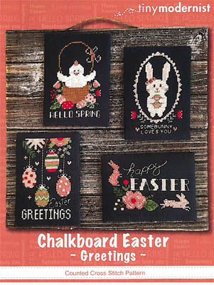Chalkboard Easter Greetings - Tiny Modernist