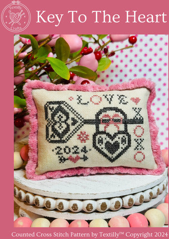 Key To The Heart - Textilly Crafts