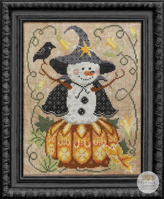 The Witch-The Snowman Collector #11 by Cottage Garden Samplings