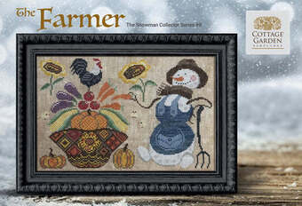 The Farmer-The Snowman Collector #8 by Cottage Garden Samplings